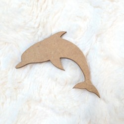 Figura de madera Delfín