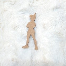 Figura de madera Peter Pan