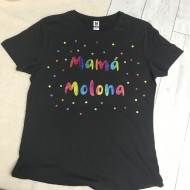 Camiseta MAMÁ MOLONA modelo confeti