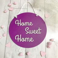 Cartel decorativo Home Sweet Home