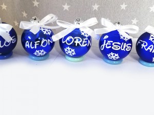 Bolas de Navidad personalizadas con el nombre que quieras